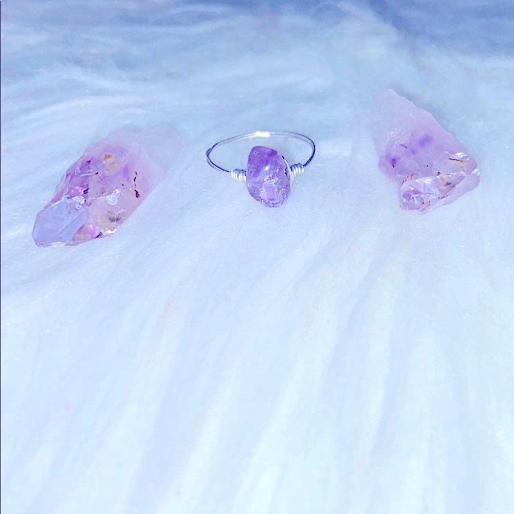Amethyst Gemstone Ring